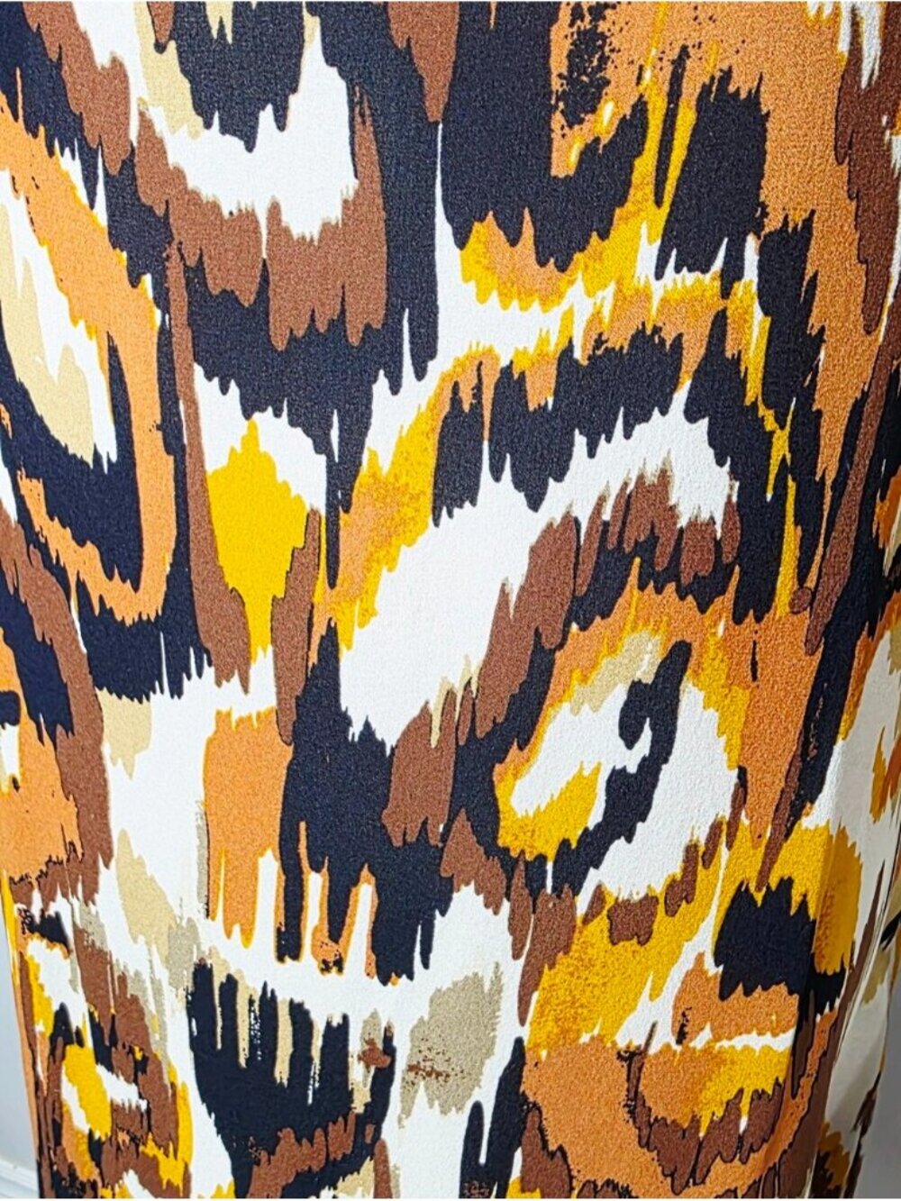 Tory Burch Silk Long Sleeve Ikat Tunic Dress - Picture 4 of 10
